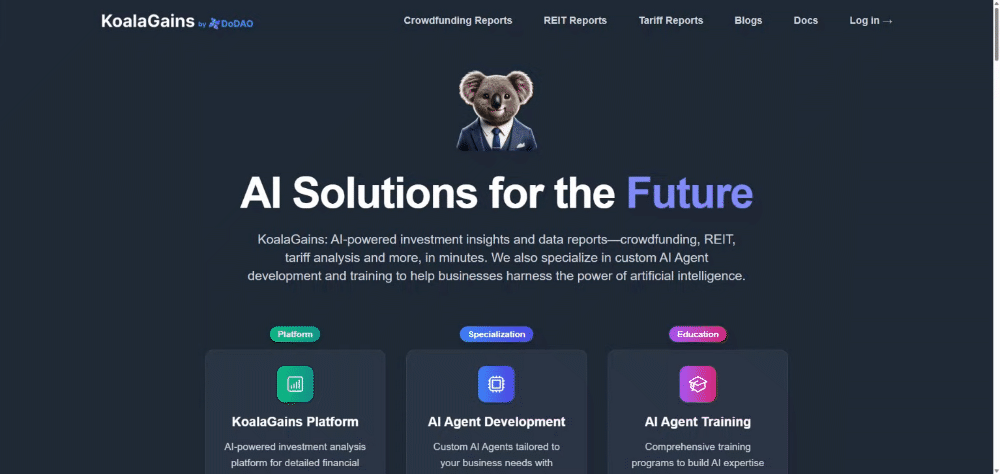 KoalaGains AI Investment Platform